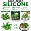 Talking Dog Club Universal Silicone Slow Feeder Bowl Attachment for Dogs and Cats (Green) Both-Bowls & Feeders Talking Dog Club Dropship