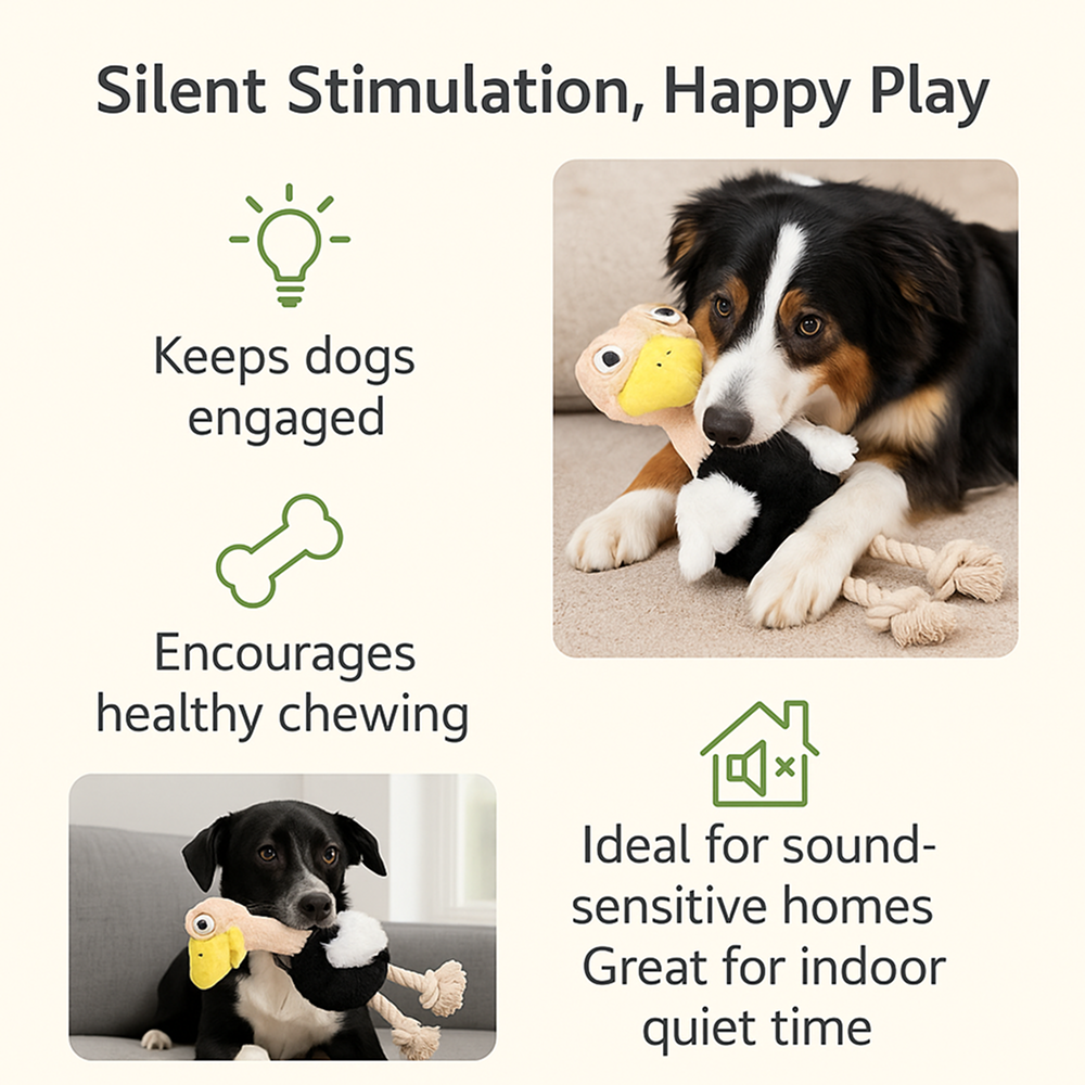 Talking Dog Club Ostritch Plush Toy for Dogs (White) Dogs-Toys Talking Dog Club Dropship