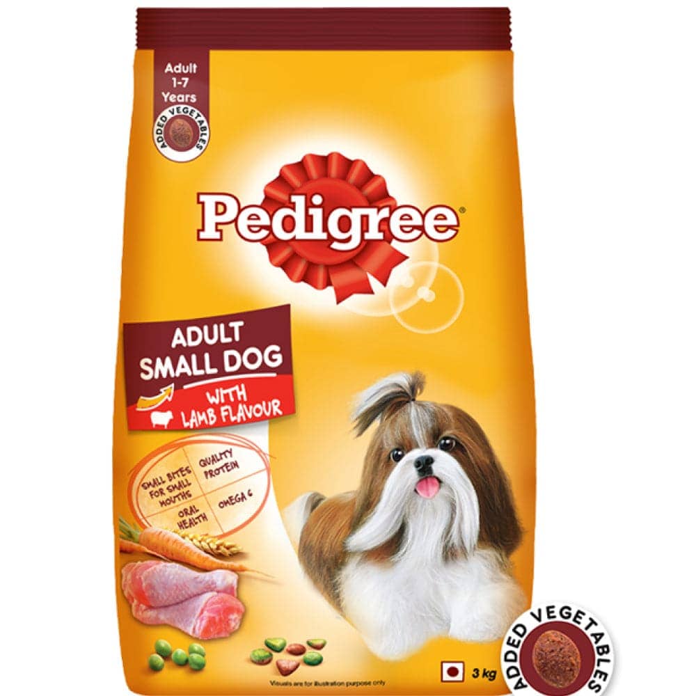 Pedigree Lamb & Veg Flavour Adult Small Dog Dry Food