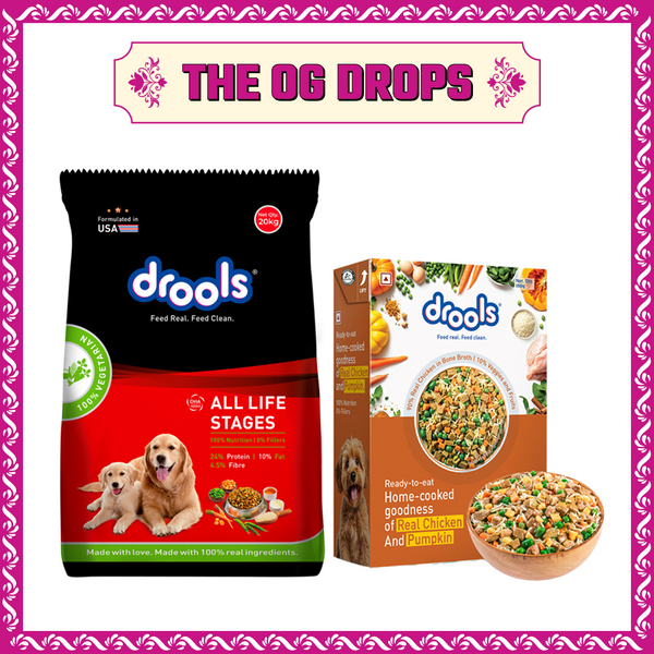 Drools 100% Vegetarian Puppy and Adult Dog Veg Dry Food (All Life Stages)