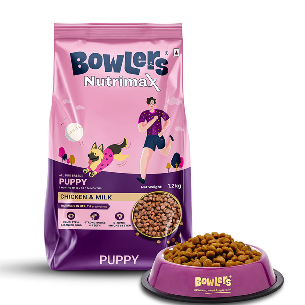 Bowlers Food, Henlo & Chip Chops Treats, Himalaya Tick Powder, Petstages Chew Stick Limited Puppy Hamper Exclusive Combo Exclusive Combo