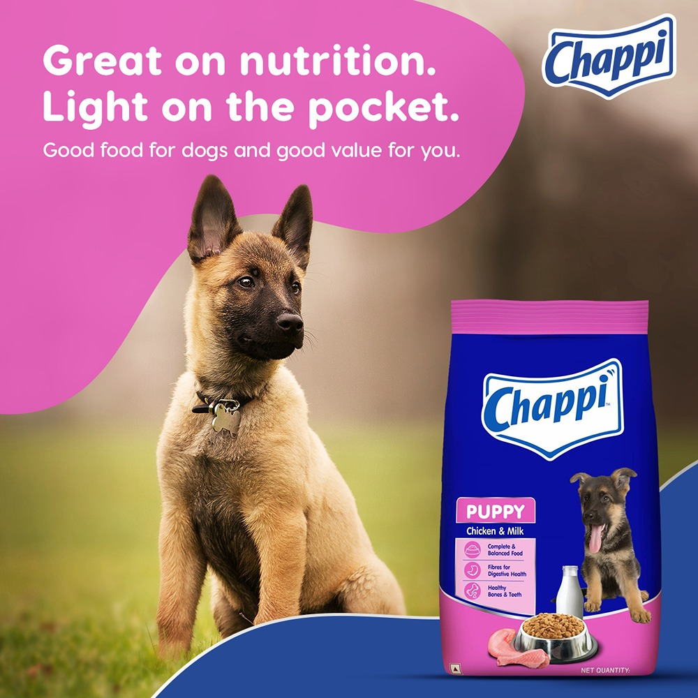 Chappi Chicken & Milk Dry Puppy Food