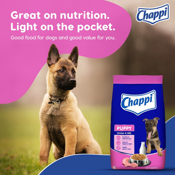 Buy Chappi Chicken Milk Dry Puppy Food Online in India Supertails
