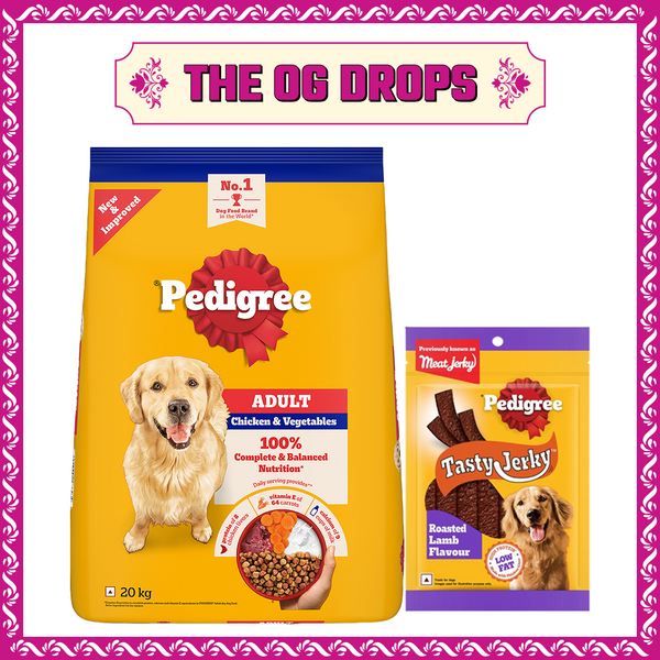 Pedigree Chicken and Vegetables Adult Dog Dry Food