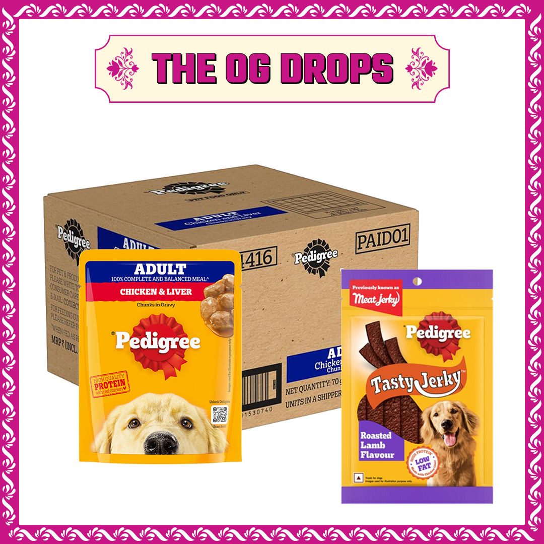 Pedigree Chicken and Liver Chunks in Gravy Adult Dog Wet Food (70g) Dogs-Wet Food Pedigree 120x70g+70g Treat Free