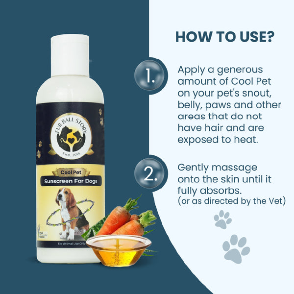 FurBall Story Cool Pet Sunscreen and Moisturizer for Dogs and Cats