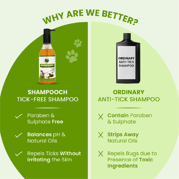 FurBall Story Shampooch Tick Free Shampoo for Dogs
