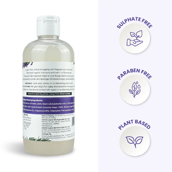 FurBall Story Shampooch Dermaprove Shampoo for Dogs