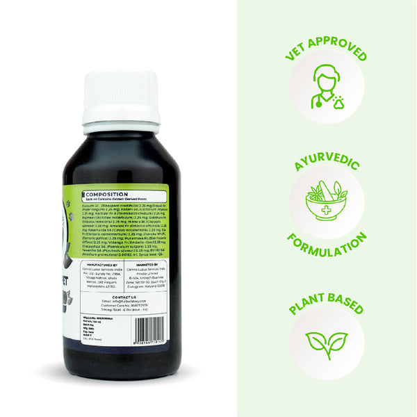 FurBall Story Pacho Relieves Stomach Issues Syrup for Dogs & Cats