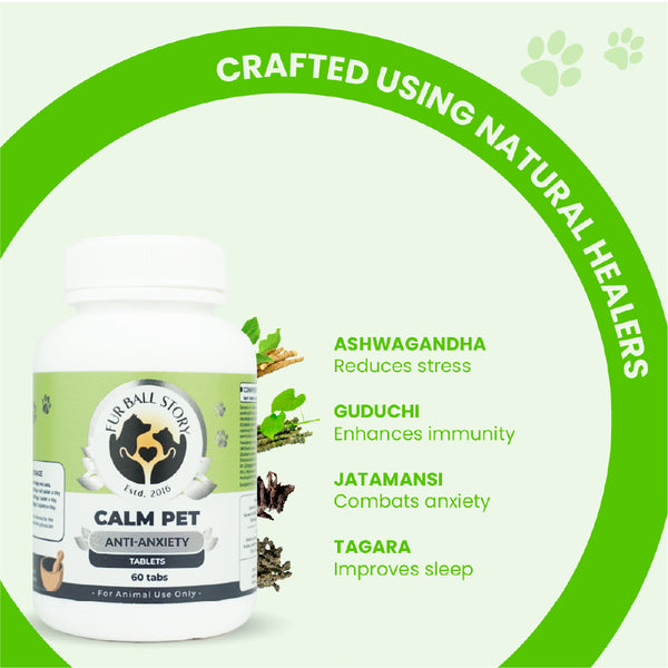 FurBall Story Calm Pet Tablet for Dogs and Cats