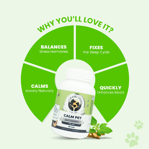 FurBall Story Calm Pet Tablet for Dogs and Cats