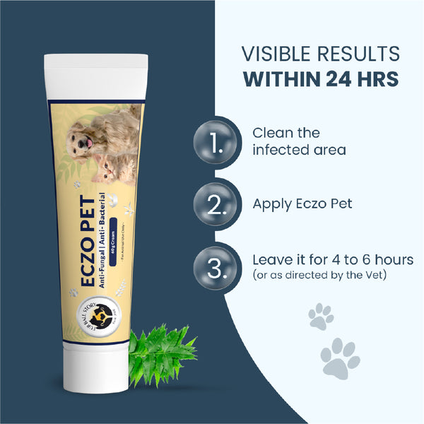 FurBall Story Eczo Pet Cream for Dogs and Cats
