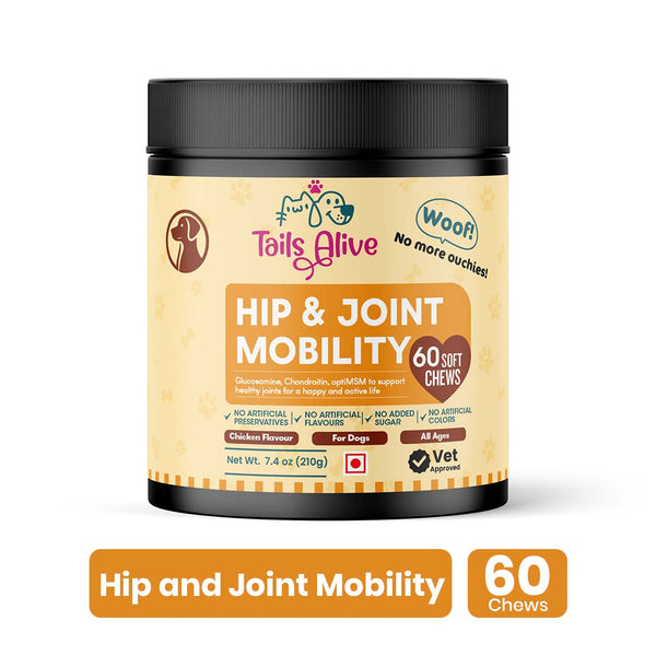 TailsAlive Hip & Joint Chicken Flavor Soft Chews Supplements for Dogs
