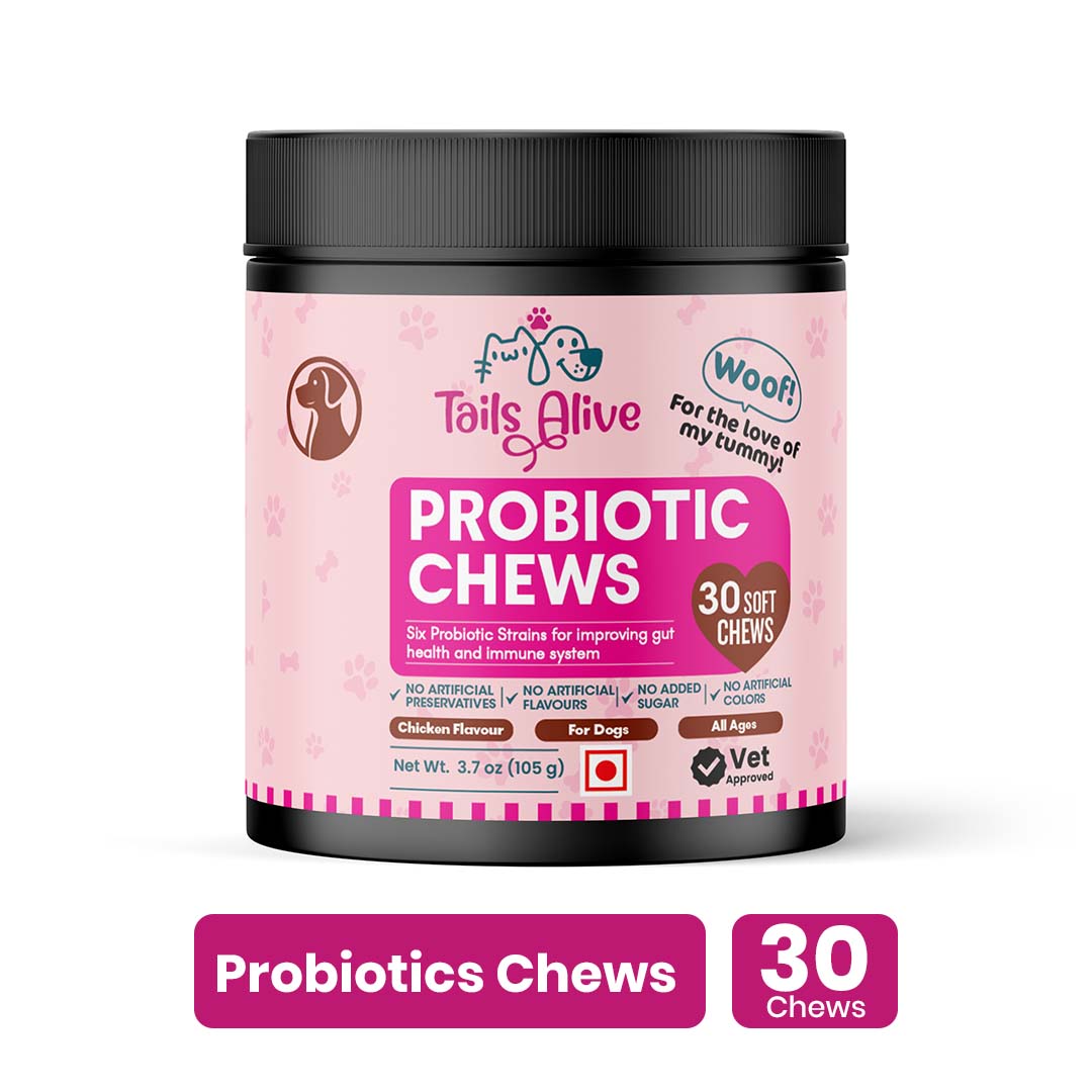 TailsAlive Probiotic Chicken Flavor Soft Chews Supplements for Dogs Dogs-Health & Wellness TailsAlive 30pcs