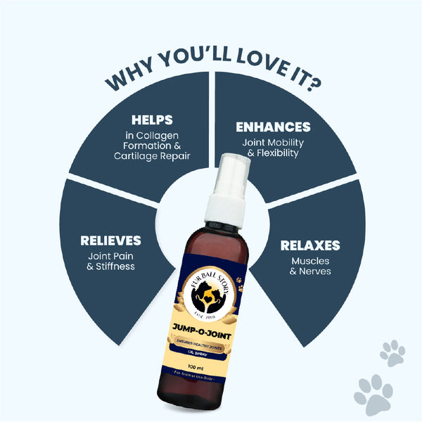 FurBall Story Jump O Joint Care Oil for Dogs and Cats