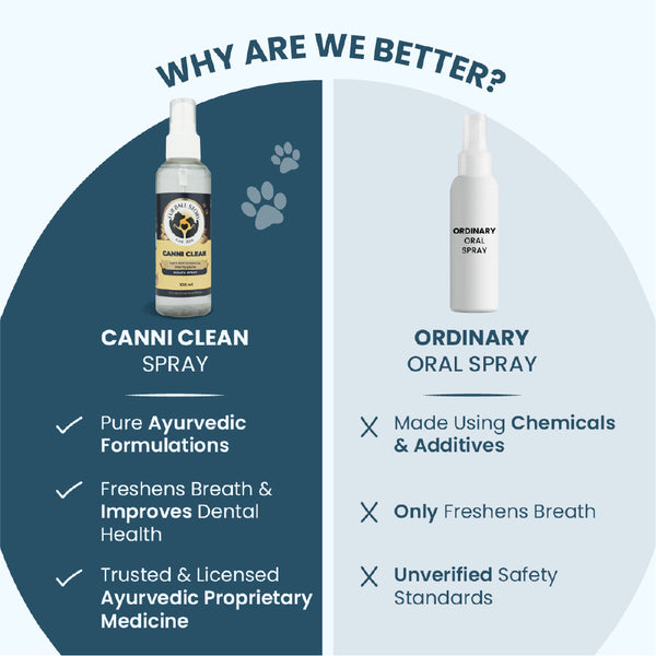 FurBall Story Canni Clean Oral Hygiene Mouth Spray for Dogs and Cats