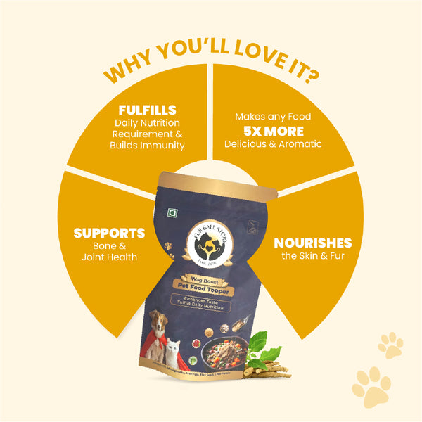 FurBall Story Wag Boost Food Topper for Dogs and Cats