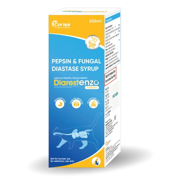 Corise Diarest Enzo Suspension Pepsin & Fungal Diastase Syrup for Cats