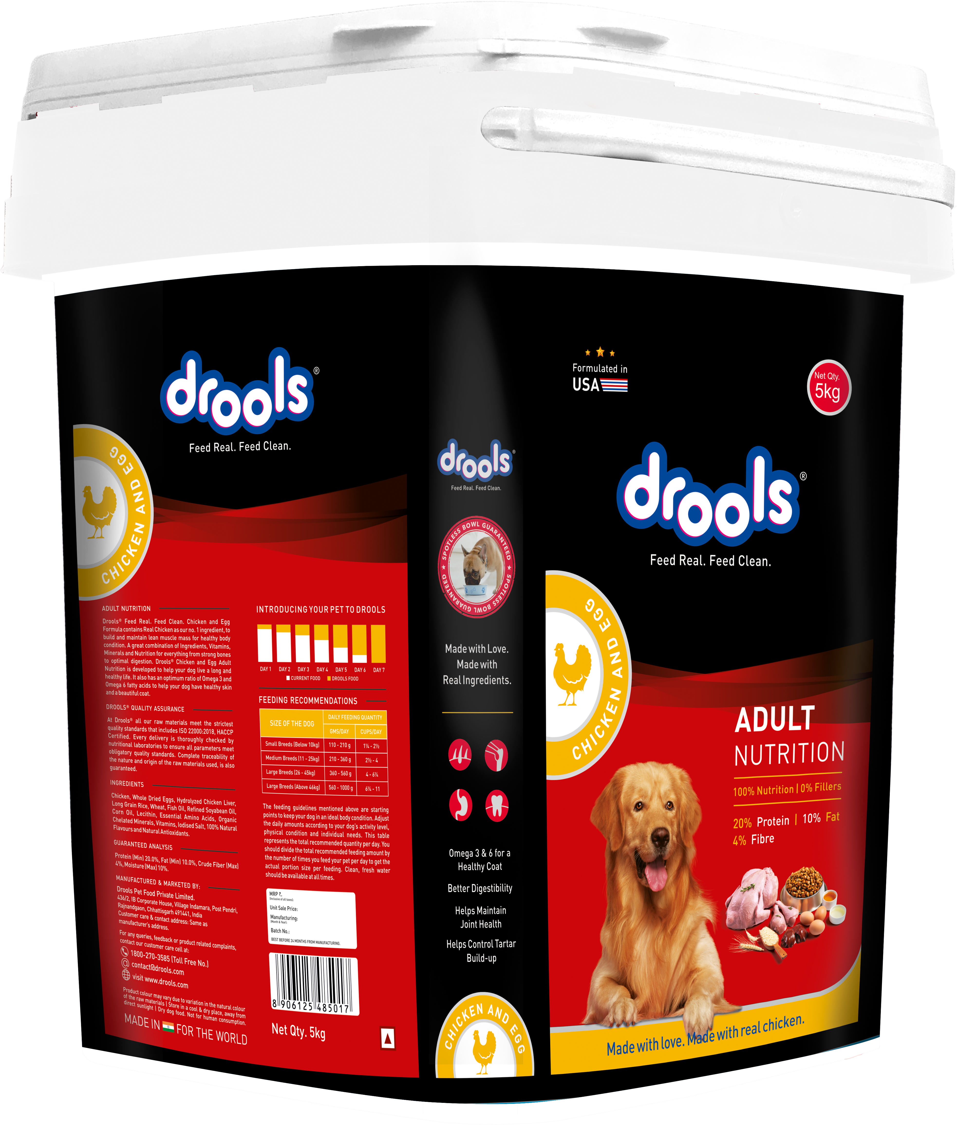 Drools Chicken and Egg Adult Dog Dry Food Dogs- Dry Food Drools