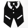 Dogobow Tuxedo Wrap for Dogs (Black / White) (Get a Bow Free)