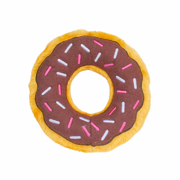 Zippy Paws Chocolate Donutz Plush Toy for Dogs