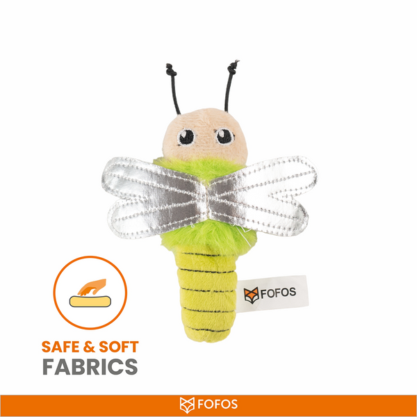 Barkbutler x Fofos Dragonfly Catnip Toy for Cats