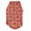 Skatrs Cotton Shirt for Dogs and Cats (Off White and Pink Lotus) Both-Clothing & Accessories Skatrs