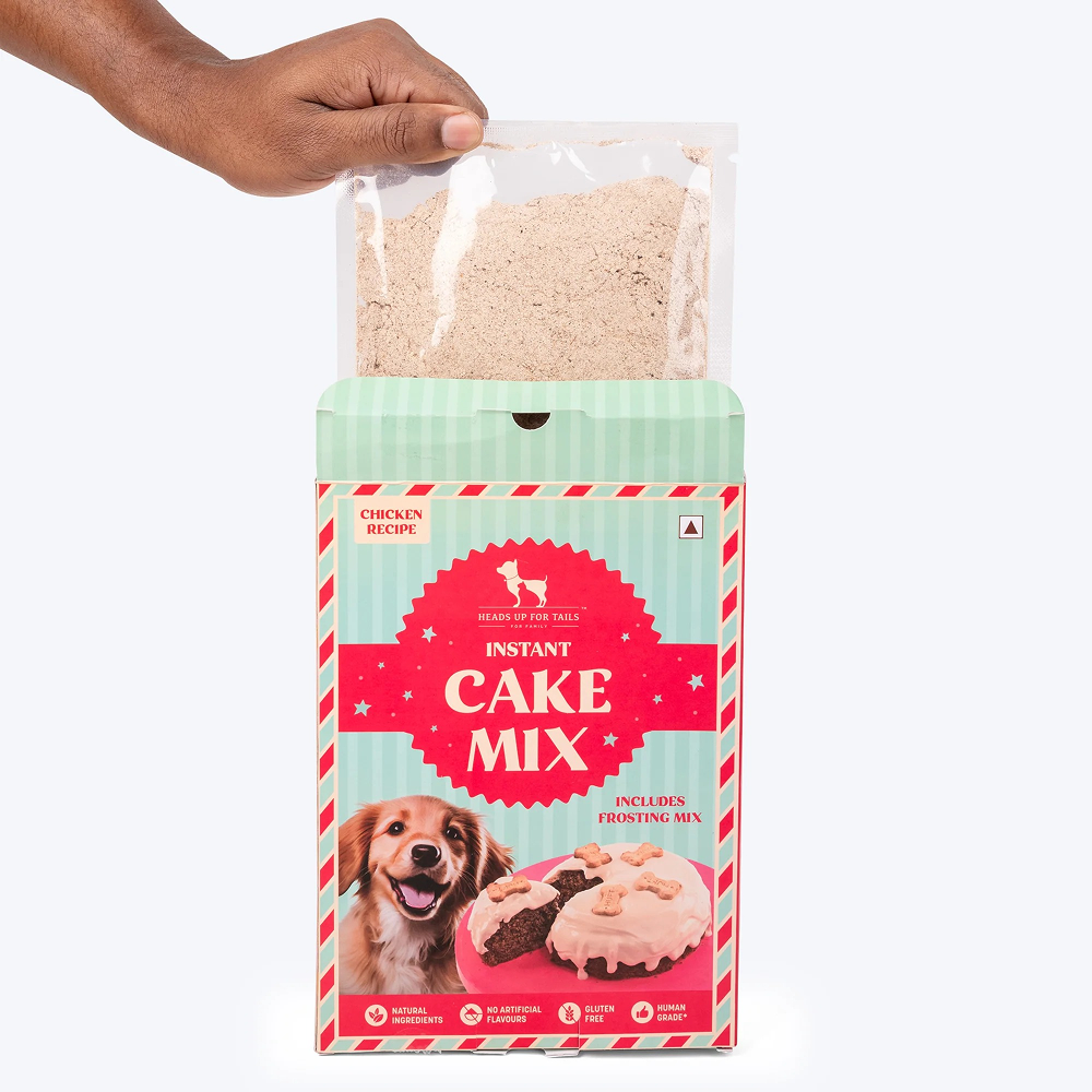 HUFT Gluten Free Instant Chicken Cake Frosting Mix Dog Treats Dog Treats + Others Heads Up for Tails