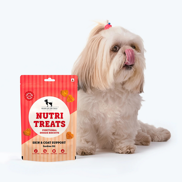 HUFT Gluten Free Nutri Chicken Liver Recipe Skin & Coat Support Dog Treats
