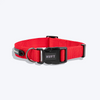 HUFT Basics Adjustable Nylon D Ring Collar for Dogs (Crimson Red) Dogs-Collar, Leashes, harnesses Heads Up for Tails L