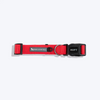 HUFT Basics Adjustable Nylon D Ring Collar for Dogs (Crimson Red) Dogs-Collar, Leashes, harnesses Heads Up for Tails