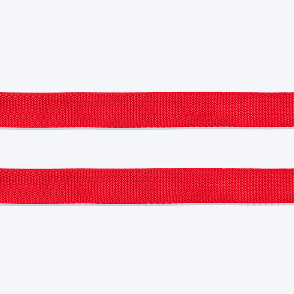 HUFT Basics Nylon Leash for Dogs (Crimson Red)