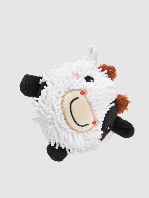 Fofos Pig and Cow Sprike Ball Animal Toy for Dogs