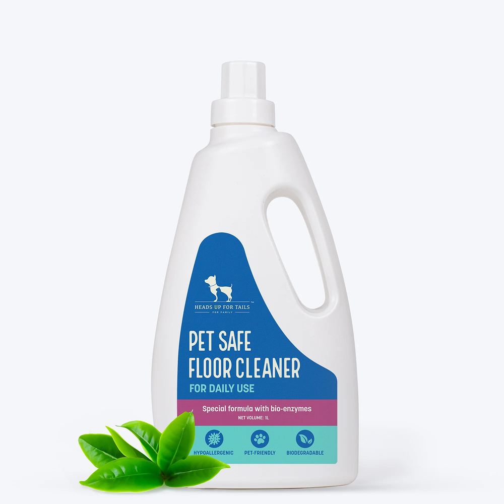 HUFT Pet Safe Floor Cleaner for Dogs and Cats Pet Parent-Cleaning Essentials Heads Up for Tails 1Ltr