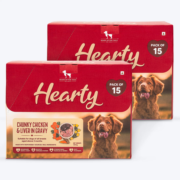 HUFT Hearty Chunky Chicken & Liver In Gravy Dog Wet Food