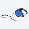 HUFT Retractable Leash With Poop Bag Dispenser for Dogs (Blue) Dogs-Collar, Leashes, harnesses Heads Up for Tails L
