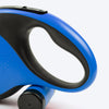 HUFT Retractable Leash With Poop Bag Dispenser for Dogs (Blue) Dogs-Collar, Leashes, harnesses Heads Up for Tails
