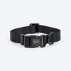HUFT Classic D Ring Collar for Dogs (Coal Black) Dogs-Collar, Leashes, harnesses Heads Up for Tails