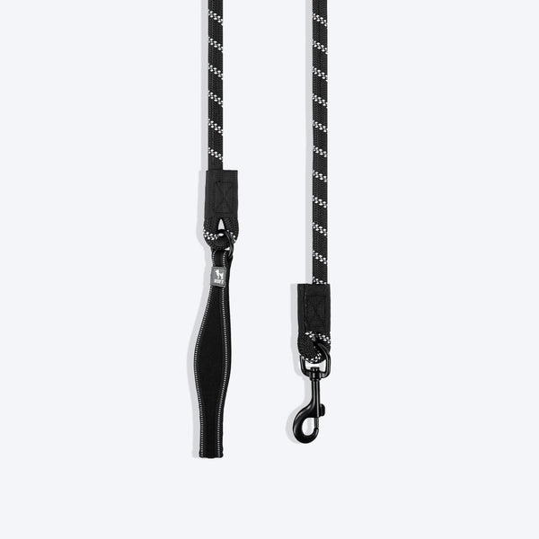 HUFT Classic Rope Leash for Dogs (Black)