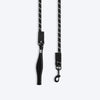 HUFT Classic Rope Leash for Dogs (Black) Dogs-Collar, Leashes, harnesses Heads Up for Tails