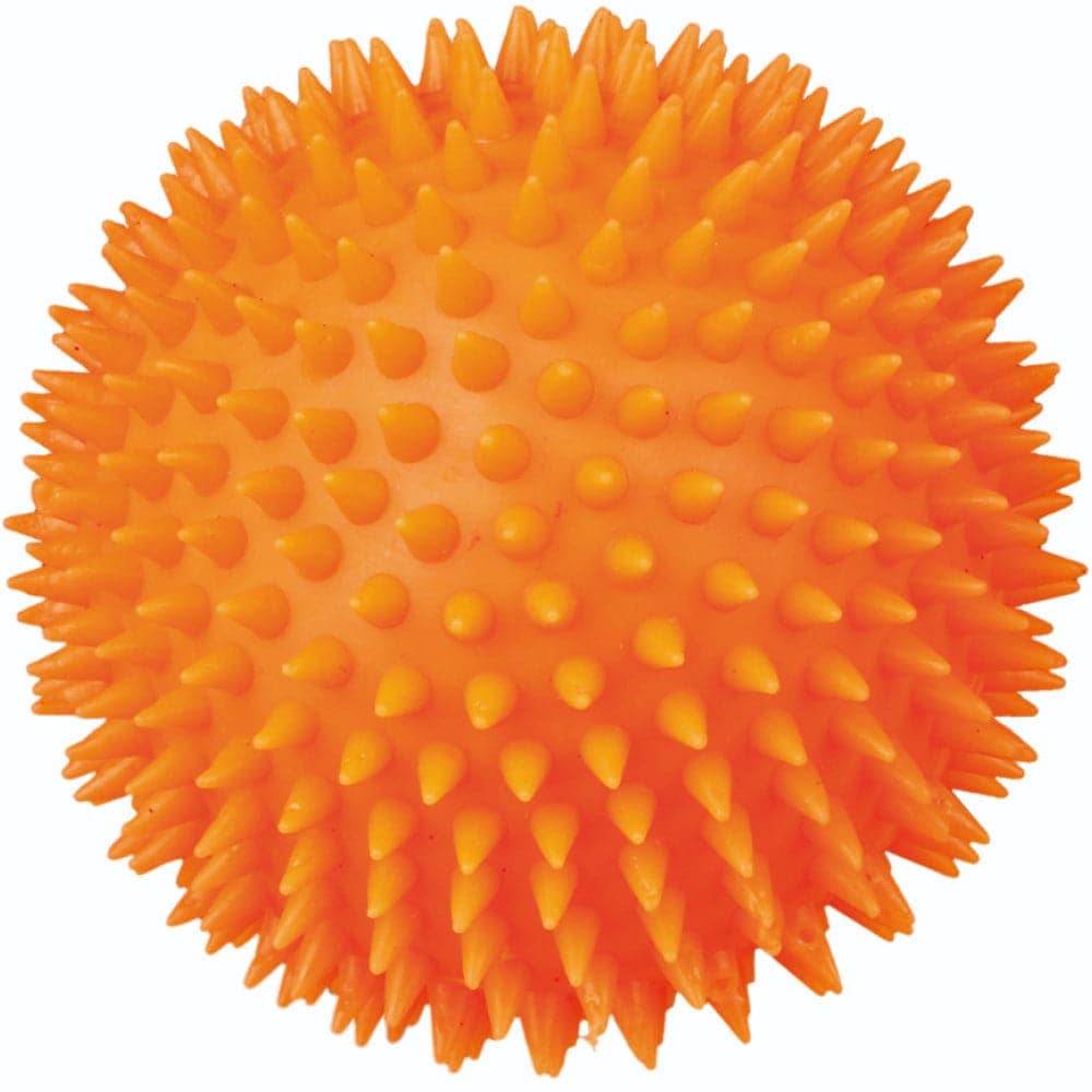 Trixie Hedgehog Ball Vinyl Toy for Dogs (Orange) Dogs-Toys Trixie 10cm