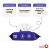 Purple Tails Canada Unscented Wipes for Dogs Dogs-Grooming Supplies Purple Tails
