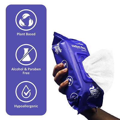 Purple Tails Canada Unscented Wipes for Dogs Dogs-Grooming Supplies Purple Tails