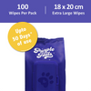 Purple Tails Canada Unscented Wipes for Dogs Dogs-Grooming Supplies Purple Tails