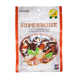 Dogaholic Superbone Almond Oil Knotted Dog Treats