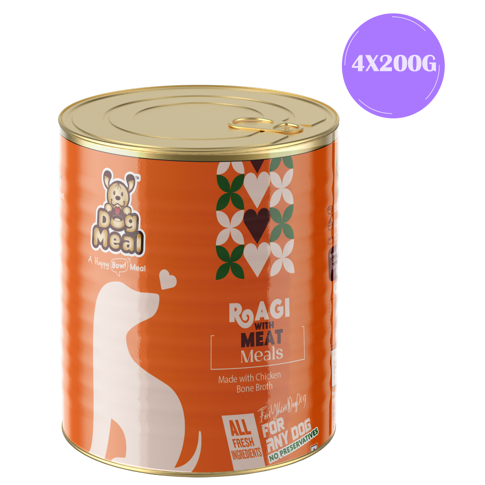 Dog Meal Raagi with Meat Meals Dog Wet Food