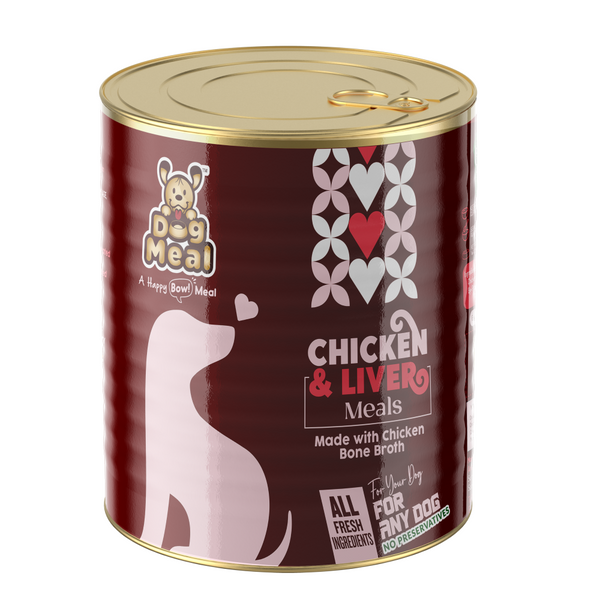 Dog Meal Chicken and Liver Meals Dog Wet Food