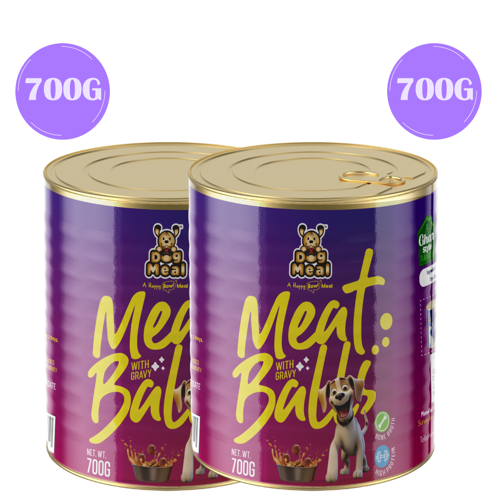Dog Meal Meat Balls With Gravy Dog Wet Food Supertails