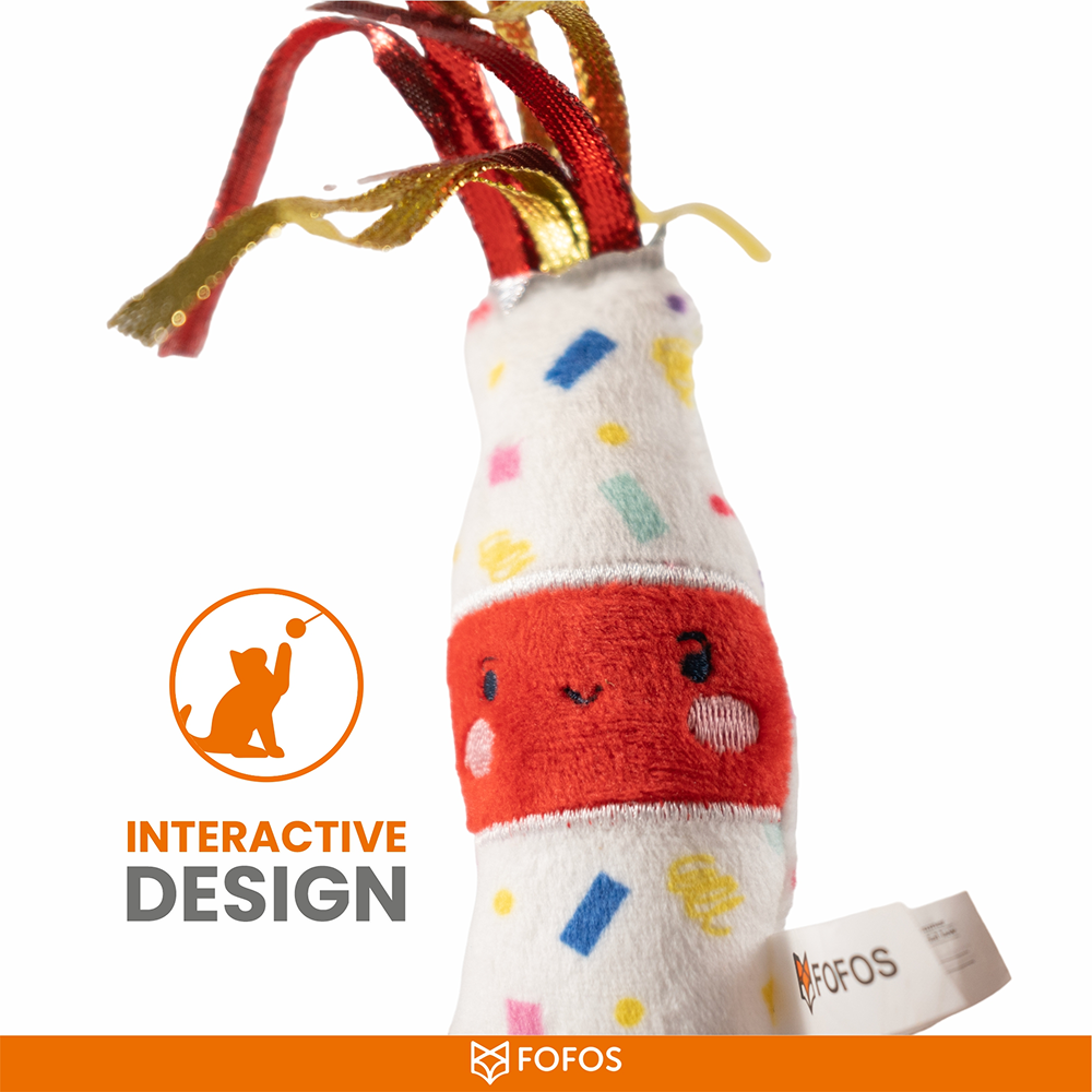 Barkbutler x Fofos Birthday Drink Catnip Toy for Cats Cats-Toys Barkbutler