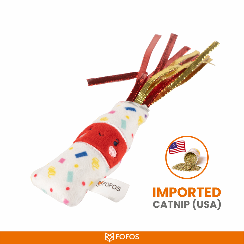 Barkbutler x Fofos Birthday Drink Catnip Toy for Cats Cats-Toys Barkbutler